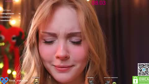 Snapshot of lissa_meooow chatting on March 2025 04:23:02 AM your Liza again. Next stream Dec. 1 at 2 or 3 GMT online show from March 2025 04:23:02 AM