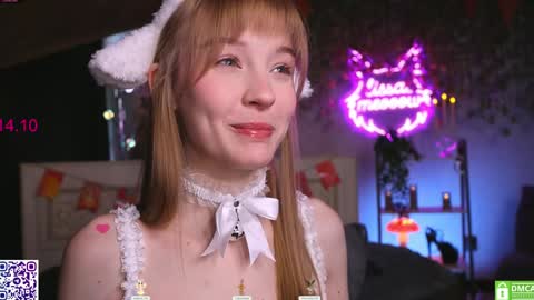 Snapshot of lissa_meooow chatting on October 2025 05:30:01 AM your Liza again. Next stream Dec. 1 at 2 or 3 GMT online show from October 2025 05:30:01 AM