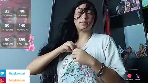 Snapshot of lizzy_kawuaii chatting on February 2026 01:28:02 AM lizzy online show from February 2026 01:28:02 AM