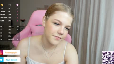 Snapshot of maya_blonde18 chatting on December 2024 03:15:01 AM Maya online show from December 2024 03:15:01 AM