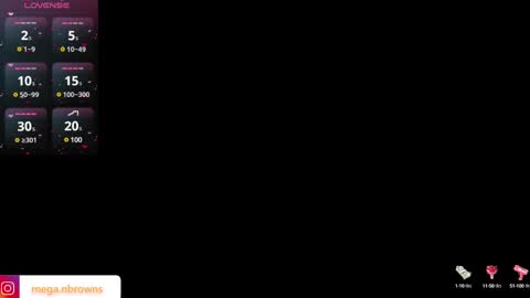 Megan  online show from February 2025 12:59:01 PM