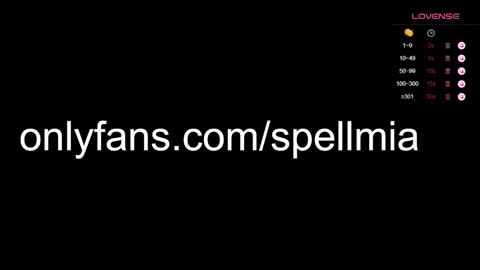 Mia  instagram miasspell online show from January 2025 01:50:01 AM