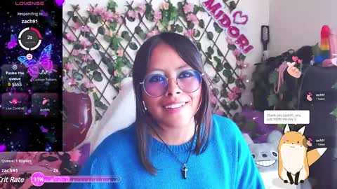 Snapshot of midoriquinn chatting on January 2025 06:31:01 PM Midori 7u7 online show from January 2025 06:31:01 PM