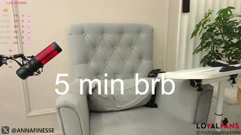 Snapshot of mistress_anna_dame chatting on January 2025 07:21:01 PM Her Infernal Majesty online show from January 2025 07:21:01 PM