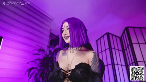 Snapshot of nekyra_san chatting on February 2026 12:51:02 AM Mely Birthday party saturday night BYO online show from February 2026 12:51:02 AM