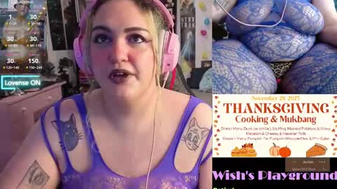 Snapshot of nevermakeawish chatting on November 2025 06:23:01 AM Wishs Playground online show from November 2025 06:23:01 AM