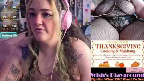 Snapshot of nevermakeawish chatting on November 2025 07:51:01 AM Wishs Playground online show from November 2025 07:51:01 AM