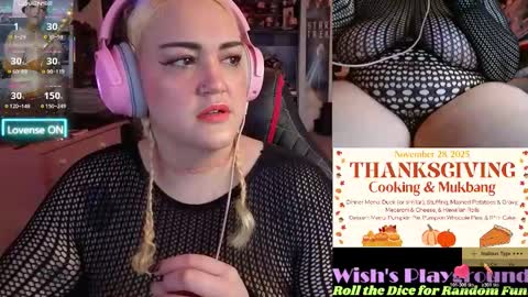 Snapshot of nevermakeawish chatting on November 2025 07:19:01 AM Wishs Playground online show from November 2025 07:19:01 AM