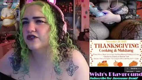 Snapshot of nevermakeawish chatting on November 2025 06:57:01 AM Wishs Playground online show from November 2025 06:57:01 AM