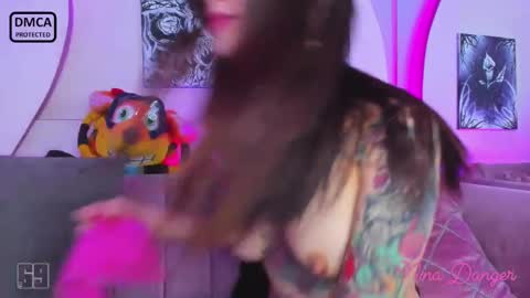 Snapshot of ninadanger chatting on January 2025 02:51:01 PM Heyyy guys Im Ninas crazy online show from January 2025 02:51:01 PM