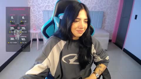 Snapshot of ninfa_ch chatting on February 2025 11:04:01 AM Ninfa online show from February 2025 11:04:01 AM