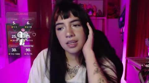 Snapshot of ninfa_ch chatting on November 2025 01:19:02 AM Ninfa online show from November 2025 01:19:02 AM