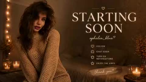 ophelia blue online show from July 2026 11:41:01 AM