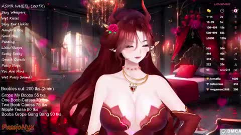 Succubus Nyx online show from February 2025 09:38:02 PM