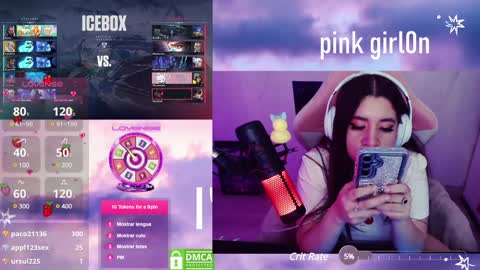 Snapshot of pink_girl0n chatting on December 2024 08:30:02 AM Kitty online show from December 2024 08:30:02 AM