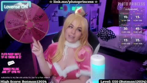 Pluto Princess online show from April 2026 07:56:01 AM