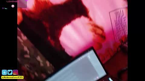 Snapshot of rebeccalovexxx chatting on February 2025 05:16:01 AM Rebecca Love online show from February 2025 05:16:01 AM