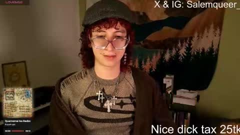 Snapshot of salemqueer_ chatting on September 2025 01:49:02 AM Sam online show from September 2025 01:49:02 AM