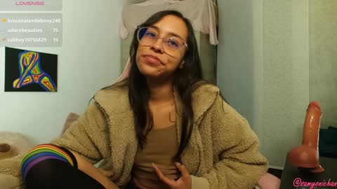 Snapshot of samyonichan chatting on January 2025 07:20:02 AM Special show on 17 december and 23 UwU online show from January 2025 07:20:02 AM