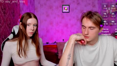 Snapshot of say_and_kiss chatting on January 2025 07:18:02 PM Say and kiss online show from January 2025 07:18:02 PM