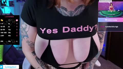 Snapshot of scarlettpython1 chatting on February 2026 12:29:02 AM Scarlett online show from February 2026 12:29:02 AM