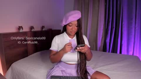Snapshot of sexicanela99 chatting on February 2025 12:54:01 PM ... Camila ... online show from February 2025 12:54:01 PM