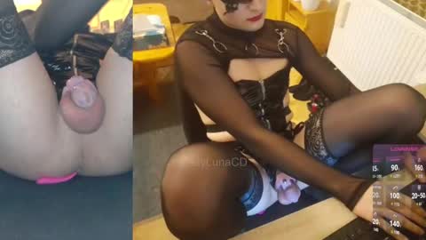 SissyLunaTS online show from January 2025 09:19:01 PM