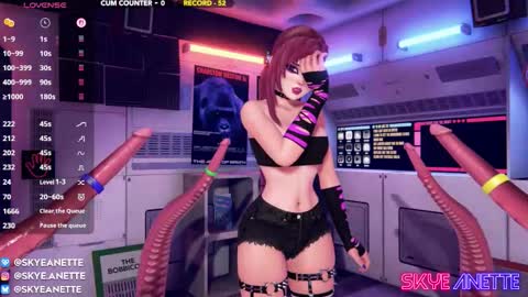 Snapshot of skyeanette chatting on September 2025 01:18:01 AM SkyeAnette online show from September 2025 01:18:01 AM