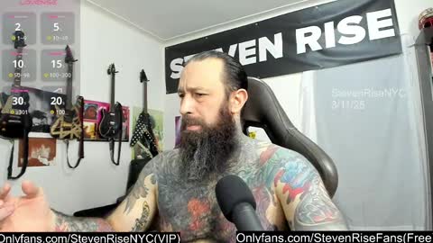 Snapshot of stevenrisenyc chatting on March 2025 10:42:01 PM StevenRiseNYC online show from March 2025 10:42:01 PM