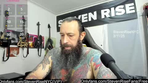 Snapshot of stevenrisenyc chatting on March 2025 02:41:02 AM StevenRiseNYC online show from March 2025 02:41:02 AM