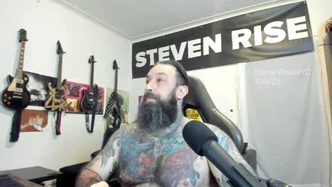 Snapshot of stevenrisenyc chatting on October 2025 12:57:02 PM StevenRiseNYC online show from October 2025 12:57:02 PM