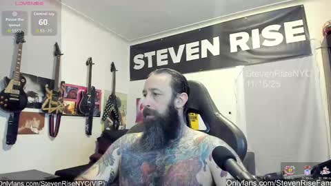 Snapshot of stevenrisenyc chatting on November 2025 10:59:02 PM StevenRiseNYC online show from November 2025 10:59:02 PM