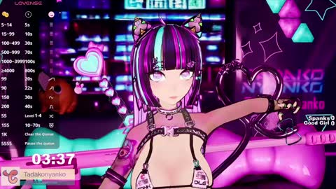 Snapshot of tadakonyanko chatting on February 2025 02:28:02 AM Tadako Nyanko online show from February 2025 02:28:02 AM