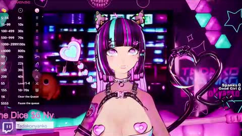 Snapshot of tadakonyanko chatting on February 2025 02:51:02 AM Tadako Nyanko online show from February 2025 02:51:02 AM