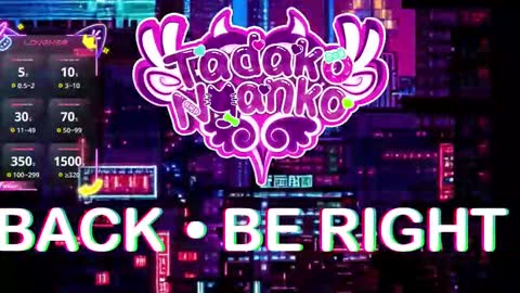 Snapshot of tadakonyanko chatting on September 2025 01:18:02 AM Tadako Nyanko online show from September 2025 01:18:02 AM