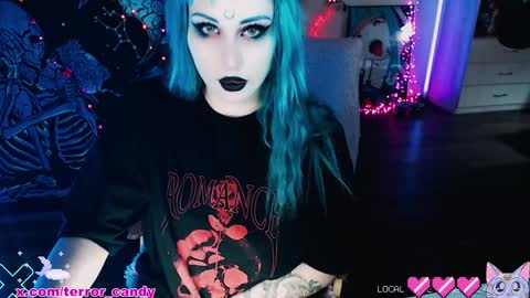 Snapshot of terror_candy chatting on January 2025 03:27:02 AM CRY BABY online show from January 2025 03:27:02 AM