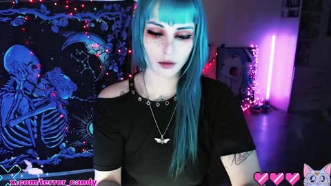 Snapshot of terror_candy chatting on January 2025 03:47:02 AM CRY BABY online show from January 2025 03:47:02 AM