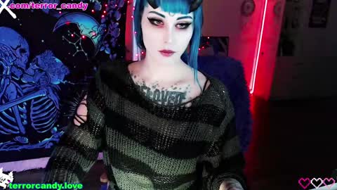 Snapshot of terror_candy chatting on March 2025 03:43:02 AM CRY BABY online show from March 2025 03:43:02 AM