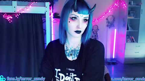 Snapshot of terror_candy chatting on February 2026 11:25:02 PM CRY BABY online show from February 2026 11:25:02 PM