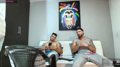 Snapshot of the_golden_boys chatting on January 2025 12:45:01 AM SCOTT THEO KAMERON GENDERSON online show from January 2025 12:45:01 AM