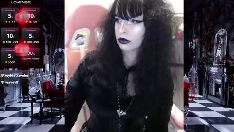 Snapshot of thenightqueen chatting on December 2024 08:58:02 PM A Goth Chick online show from December 2024 08:58:02 PM