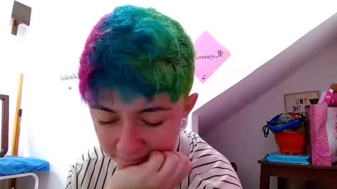 Snapshot of tomboyblue chatting on October 2025 03:07:01 PM Blue online show from October 2025 03:07:01 PM