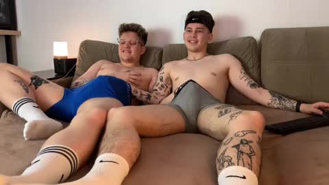 Noah blonde and Josh dark hair Nike guy online show from May 2026 04:48:01 PM