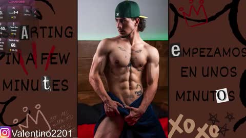 Snapshot of valentino2201 chatting on January 2026 01:08:01 AM valentino online show from January 2026 01:08:01 AM