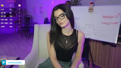 Snapshot of veronicasmythx chatting on December 2025 01:25:01 AM Goddess Veronica 3 online show from December 2025 01:25:01 AM