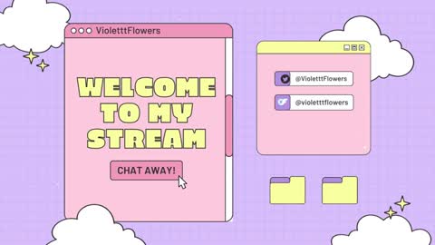 Snapshot of violetttflowers chatting on February 2026 02:01:02 AM Violet Flowers online show from February 2026 02:01:02 AM