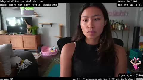 Snapshot of violishh chatting on August 2026 07:28:01 PM follow me on twitter violishh and ig violishh online show from August 2026 07:28:01 PM