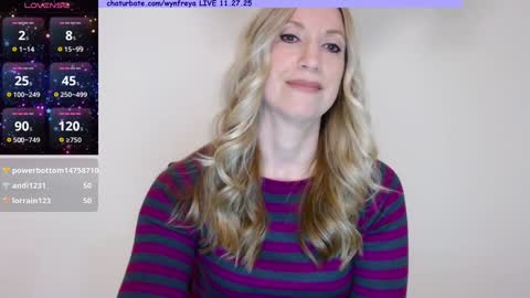 Wyn online show from November 2025 12:13:01 AM