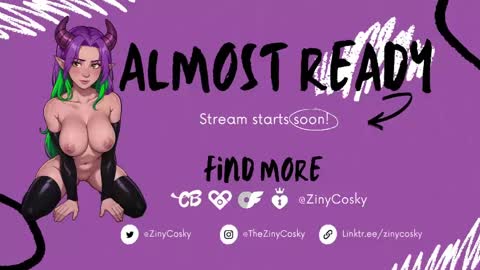 Ziny Cosky online show from April 2026 02:50:01 AM