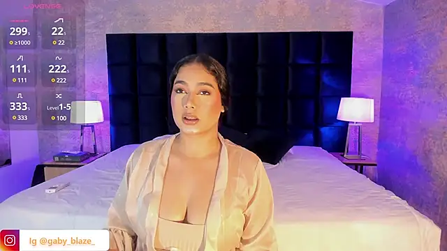 Gaby Blaze online show from February 2025 07:52:01 PM